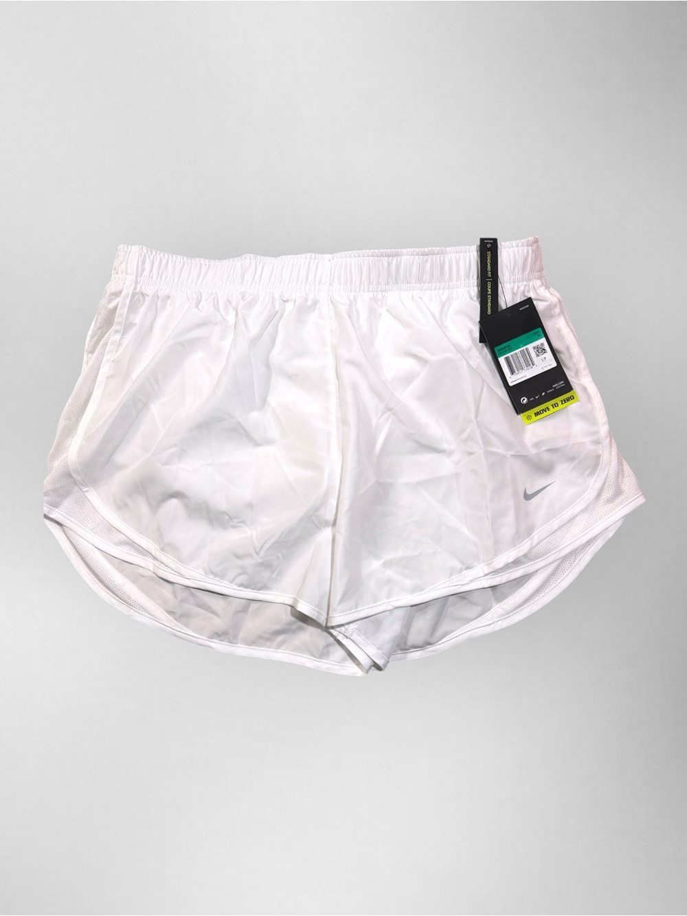 NWT Nike White Dri-FIT Standard Fit Running Shorts Size XL